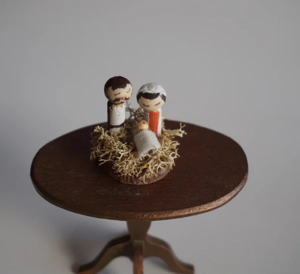 Dollhouse nativity scene, 1/12 scale - Imagen 2
