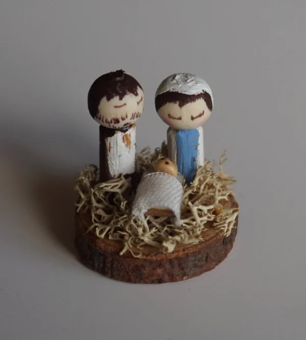 Dollhouse nativity scene, 1/12 scale
