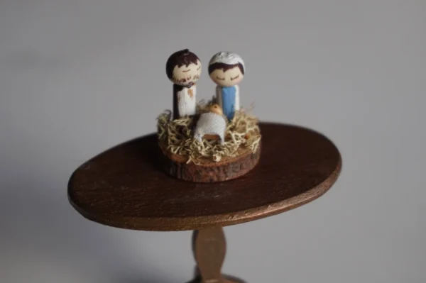 Dollhouse nativity scene, 1/12 scale - Imagen 2