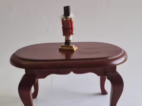Dollhouse miniature nutcraker, 1/12 scale