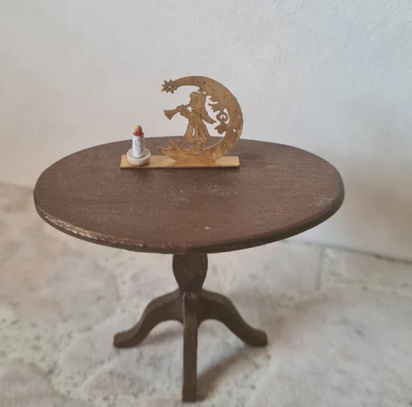 Dollhouse candle holder, 1/12 scale