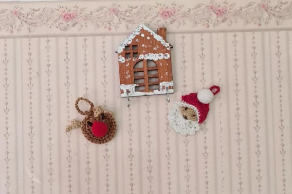 Dollhouse crochet potholders, 1/12 scale - Imagen 2