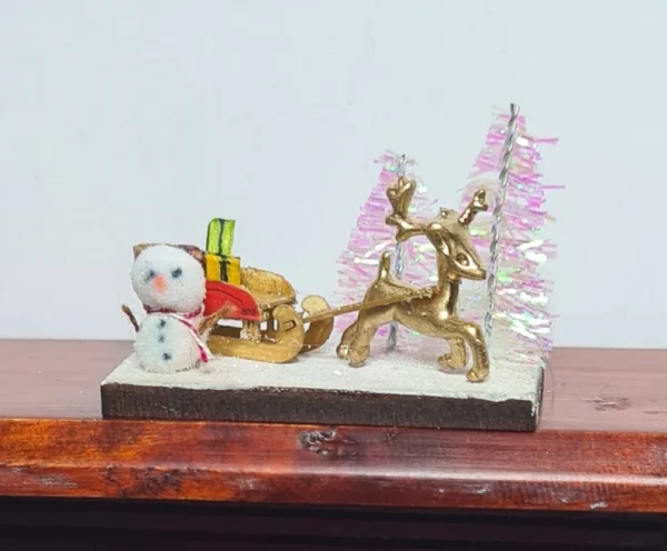 Miniature xmas scene, 1/12 scale