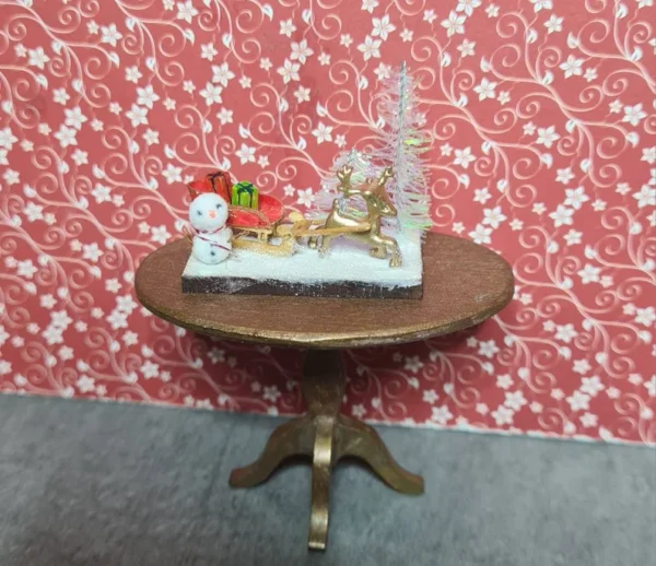 Miniature Christmas scene, 1/12 scale - Imagen 2