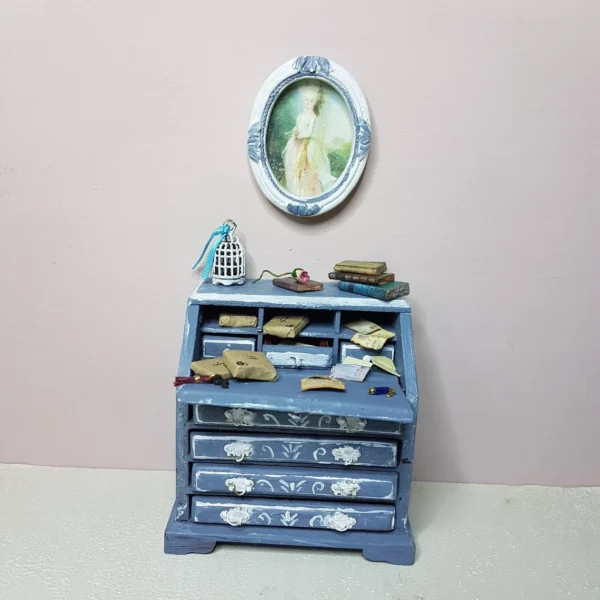 Dollhouse desk, 1/12 scale - Imagen 2
