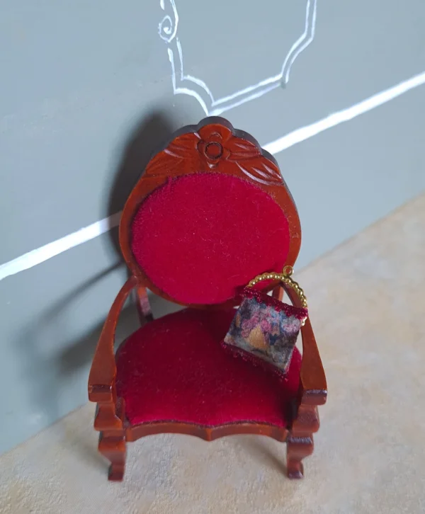 Miniature Victorian Handbag, 1/12 scale - Imagen 2