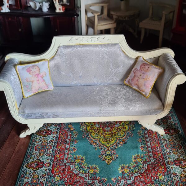 Dollhouse xmas cushion, 1/12 scale - Imagen 2
