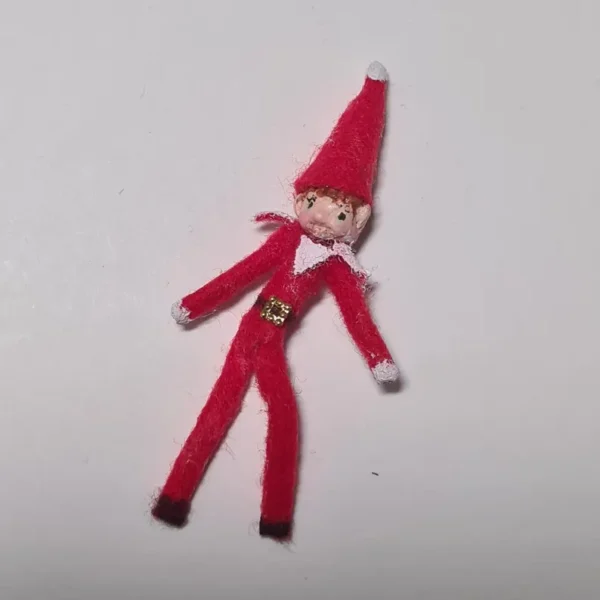 Dollhouse Miniature the Elf on the Shelf, naughty elf - Imagen 2