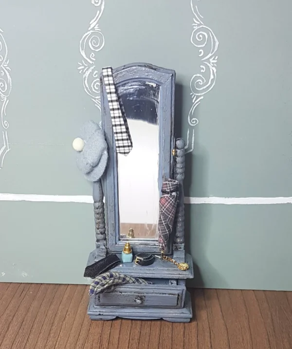 Dollhouse hall mirror, 1/12 scale