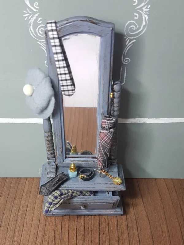 Dollhouse hall mirror, 1/12 scale - Imagen 2