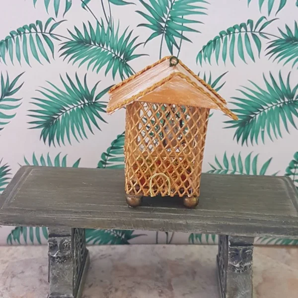 Dollhouse birdcage, 1/12 scale