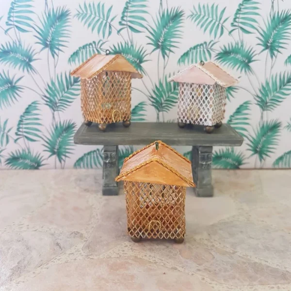 Dollhouse birdcage, 1/12 scale - Imagen 3
