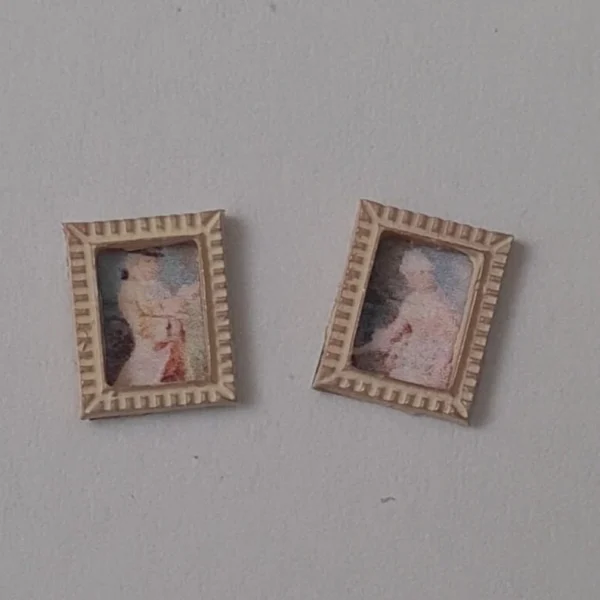 Dollhouse paintings, 1/48 scale