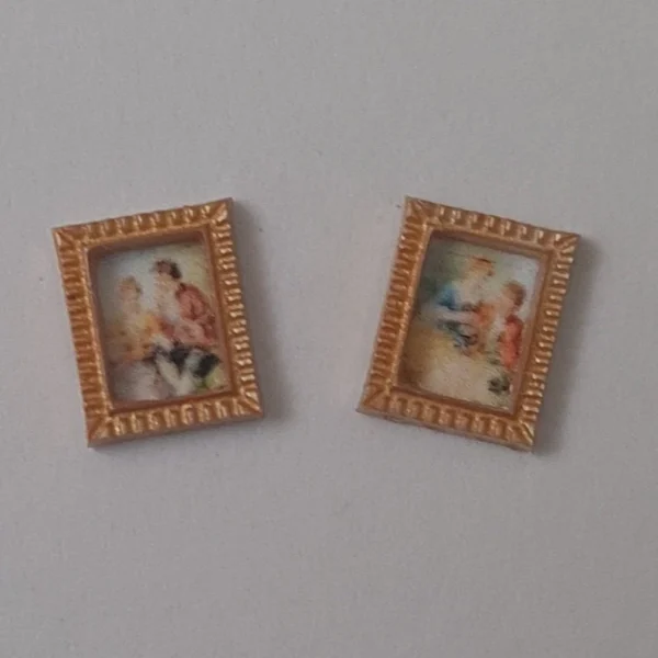 Dollhouse paintings, 1/48 scale