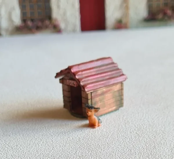 Dollhouse Dog Kennel, 1/48 scale - Imagen 4