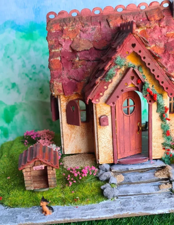 Dollhouse Dog Kennel, 1/48 scale - Imagen 2