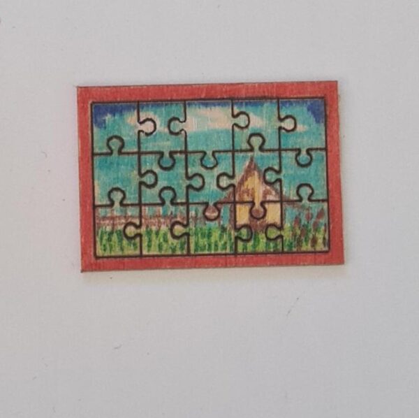 Dollhouse Miniature Puzzle, 1/12 scale