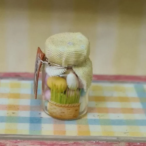 Easter Candy Jar, 1/12 Scale