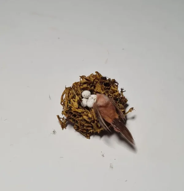Dollhouse miniature nest, 1/12 scale - Imagen 2