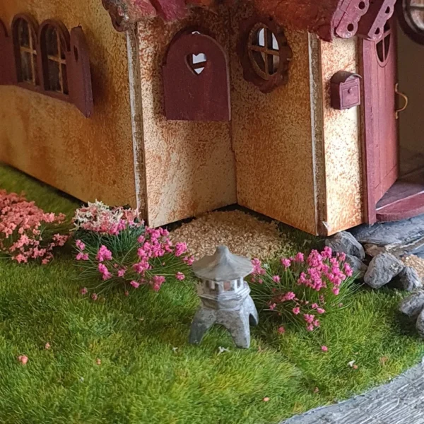 Dollhouse miniature garden pagoda, scale 1/48
