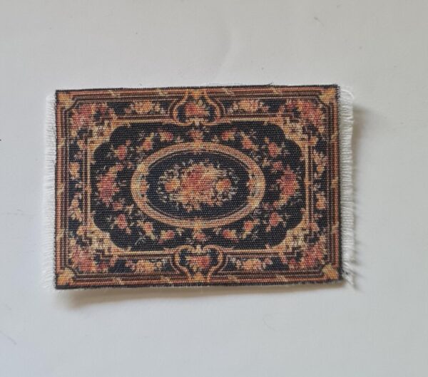 Dollhouse Miniature Fringed carpet, 1/48 scale - Imagen 2