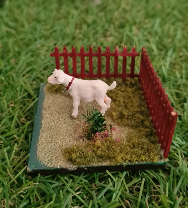 Dollhouse miniature goat, 1/48 scale - Imagen 2