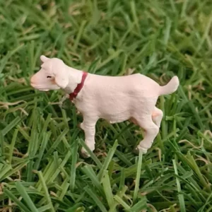 Dollhouse miniature goat, 1/48 scale