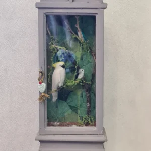 Dollhouse miniature aviary, 1/12 scale
