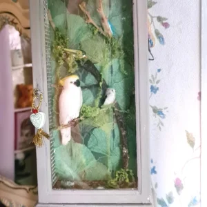 Alternative view of Dollhouse miniature aviary, 1/12 scale
