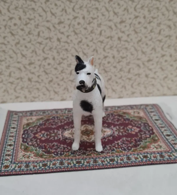 Dollhouse miniature Great Dane dog, 1/12 scale - Imagen 3
