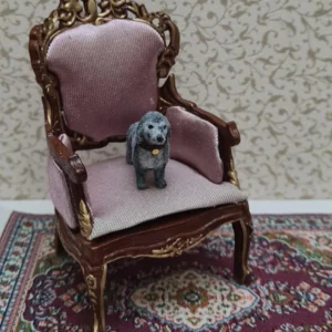 Alternative view of Dollhouse Miniature Dachshund Dog, 1/12 scale