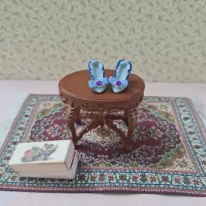 Alternative view of Dollhouse Miniature Vintage Shoes, 1/12 scale