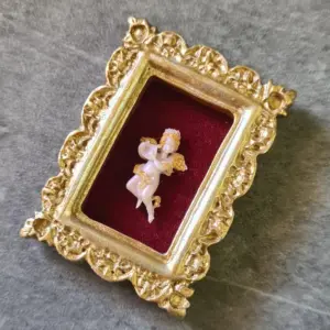Gold Angel Miniature Frame for Dollhouse,1/12 scale