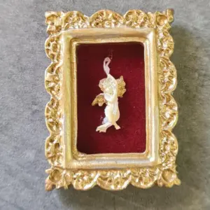 Gold Angel Miniature Frame for Dollhouse,1/12 scale