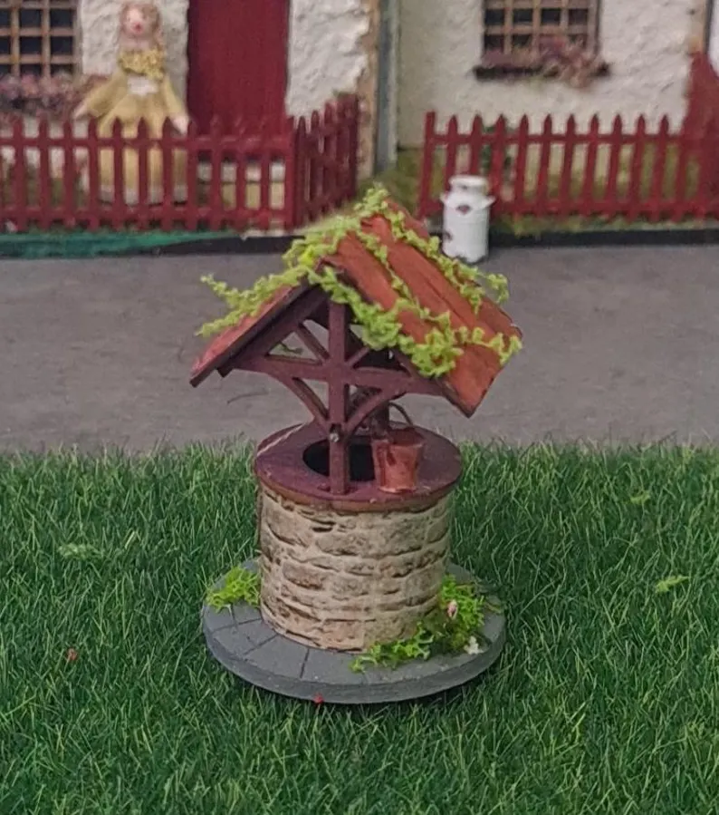 Handmade Well1:48 scale, Miniature Dollhouse Accessory