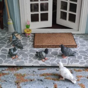 Alternative view of Miniature dove for dollhouse, 1/12 scale