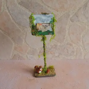 Dollhouse Miniature Mailbox 1/12 scale