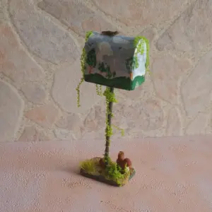 Dollhouse Miniature Mailbox 1/12 scale - Imagen 3