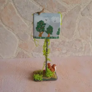 Alternative view of Dollhouse Miniature Mailbox 1/12 scale