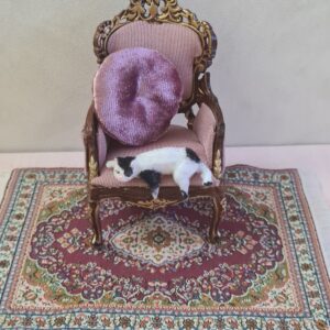 Dollhouse miniature cat 1/12 scale - Imagen 2