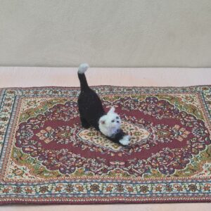 Dollhouse miniature cat 1/12 scale - Imagen 3