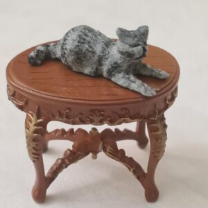 Dollhouse miniature cat 1/12 scale