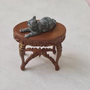 Dollhouse miniature cat 1/12 scale - Imagen 2