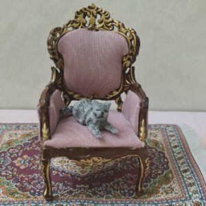 Dollhouse miniature cat 1/12 scale - Imagen 3
