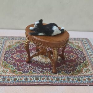Dollhouse miniature cat 1/12 scale - Imagen 2