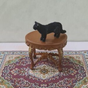 Alternative view of Dollhouse miniature cat 1/12 scale