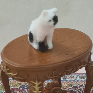 Dollhouse miniature cat 1/12 scale