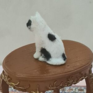 Alternative view of Dollhouse miniature cat 1/12 scale