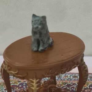 Alternative view of Dollhouse miniature cat 1/12 scale (copia)