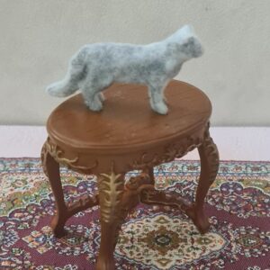 Dollhouse miniature cat 1/12 scale